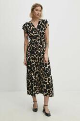 ANSWEAR ruha fekete, maxi, harang alakú - fekete XL - answear - 10 990 Ft