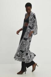Answear Lab kimono fekete, mintás - fekete S/M