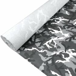Hermann Cotton Țesătură camuflaj alb-negru (material metraj) (3781E5)
