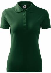 MALFINI Tricou damă Pique Polo - Închisă verde | L (210D315)