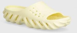 Crocs papucs Echo Slide sárga, női, platformos, 208170 - sárga Női 42/43