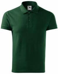 MALFINI Tricou polo bărbați Cotton - Închisă verde | M (212D314)