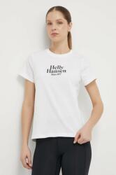 Helly Hansen pamut póló női, fehér - fehér S - answear - 10 990 Ft