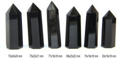 Obelisc Obsidian Negru Mineral Natural 1 Varf - 1 Buc - concepttropic - 21,00 RON