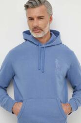 Ralph Lauren pamut melegítőfelső férfi, nyomott mintás, kapucnis - kék XL