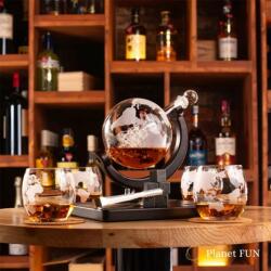 Giftspot Set Glob Decantor si 4 Pahare Pahar