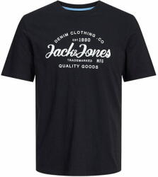 JACK & JONES Férfi póló JJFOREST Standard Fit 12247972 Black (Méret L)