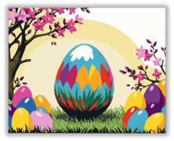 Számfestő Tavaszi Színkavalkád - húsvéti számfestő készlet