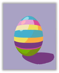 Számfestő Színes Húsvéti Tojás - húsvéti számfestő készlet