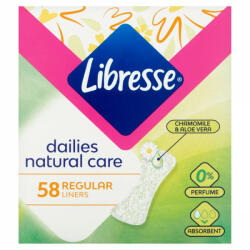 Libresse tisztasági betét Natural Care normal economy pack, kamilla & aloe vera, 58db