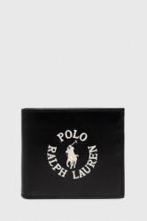 Ralph Lauren bőr pénztárca fekete, férfi - fekete Univerzális méret - answear - 33 990 Ft