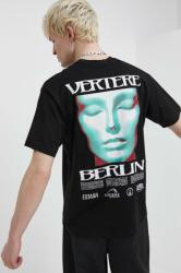 Vertere Berlin pamut póló SLEEPWALK fekete, nyomott mintás, VER T238 - fekete XXL