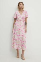 ANSWEAR ruha rózsaszín, maxi, harang alakú - rózsaszín L - answear - 17 985 Ft