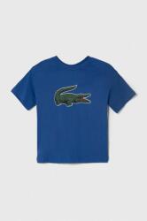 Lacoste gyerek pamut póló nyomott mintás - kék 128 - answear - 15 990 Ft