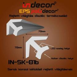 Indecor SK-01B EPS Sarok konzol 70x70 (SK-01B)