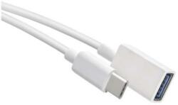 EMOS Adat OTG kábel USB-A 3.0 / USB-C 3.0 redukciós funkcióval, 15 cm, fehér (SM7054) - conlight