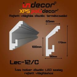 Indecor Lec-12C Rejtett világítás díszléc (Lec-12C)