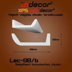 Indecor Lec-08-B Beépíthető lámpatesthez díszléc (Lec-08-B)
