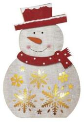 EMOS LED karácsonyi hóember, fa, 30 cm, 2x AA, beltéri, meleg fehér, időzítő (DCWW07)