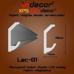 Indecor Lec-01 Mennyezeti rejtett világítás díszléc (Lec-01)