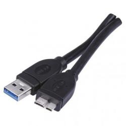 EMOS Adat- és töltő csatlakozó kábel USB-A 3.0 / micro USB-B 3.0, 1 m, fekete (SB7801) - conlight