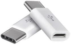 EMOS Adapter micro USB-B 2.0 / USB-C 2.0, fehér, 2db (SM7023)