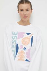 Ellesse felső Rosiello Sweatshirt fehér, női, nyomott mintás, SGV20247 - fehér XS