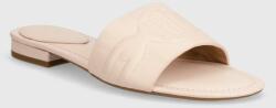 Lauren Ralph Lauren bőr papucs Alegra rózsaszín, női, 802935537002 - rózsaszín Női 39