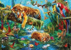 KS Games - Puzzle Krasny: Idila tigrilor - 2 000 piese Puzzle