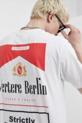 Vertere Berlin pamut póló fehér, nyomott mintás, VER T194 - fehér XXL