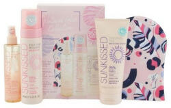 Sunkissed Set autobronzare, Sunkissed, Natural Glow Collection Gift Set, cu spuma autobronzanta Medium