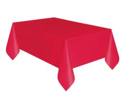 Unique Party Față de masă din plastic - roșie 137 x 274 cm Fata de masa