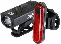 P2R Set lumini fata-spate P2R LUMOIX 30 (USB), Negru
