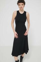 Desigual ruha FILADELFIA fekete, midi, harang alakú, 24SWVK56 - fekete M