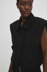 Answear Lab rövid kabát fekete, női, átmeneti - fekete L - answear - 22 185 Ft