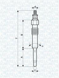 Magneti Marelli Bujie incandescenta MAGNETI MARELLI 062900007304