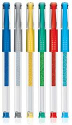 S-Cool toll, zselés, csillámos színek, 6 db / doboz (SC597)