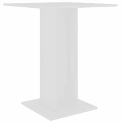 vidaXL Fehér forgácslap bisztróasztal 60 x 60 x 75 cm (802102) - shopon