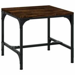 vidaXL Füstös tölgyszínű szerelt fa kisasztal 40 x 40 x 35 cm (819406) - shopon