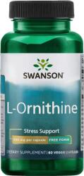 Swanson L-Ornithine 500 mg - 60 Veggie Capsules