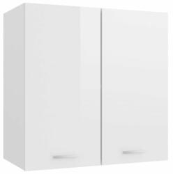 vidaXL Magasfényű fehér forgácslap függő szekrény 60 x 31 x 60 cm (801273) - shopon