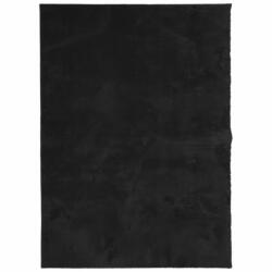 vidaXL HUARTE fekete rövid szálú puha és mosható szőnyeg 240 x 340 cm (375121) - shopon