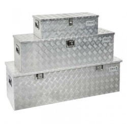 FERVI Set de 3 cutii din aluminiu pentru scule 0382, Fervi (0382) - atumag