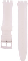 Ricardo Curea unisex din silicon semitransparent pentru ceas Swatch 17mm