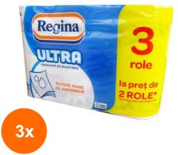 Regina Set 3 x Prosop de Bucatarie, Regina, Ultra Absorbant, 2+1 Role (ROC-3xREG0000040)