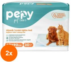 Pepy Set 2 x 30 Paturici Igienice Pepy Pet Care, 90 x 60 cm (ROC-2xGIGGP000007)