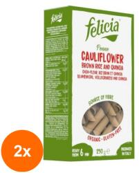 Felicia Bio Set 2 x Paste Bio Felicia, din Conopida, Orez Brun si Quinoa, 250 g