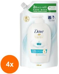 Dove Set 4 x Rezerva Sapun Lichid, Dove, Care and Protect, 500 ml