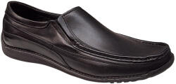 Ciucaleti Shoes Pantofi barbati casual din piele naturala cu elastic Negru, GKR82N (GKR82N)