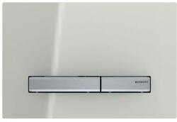 Geberit Sigma50 működtetőlap, 2 mennyiséges öblítéshez, króm/homokszürke 115.788. JL. 2 (115.788.JL.2) - szaniteresklimacenter